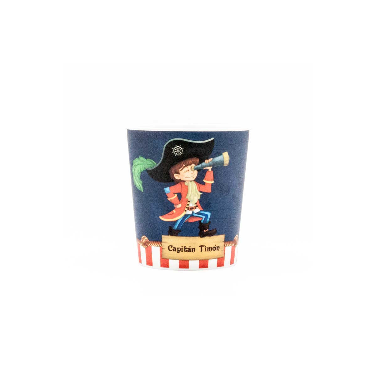 Vaso plástico del Capitán Timón
