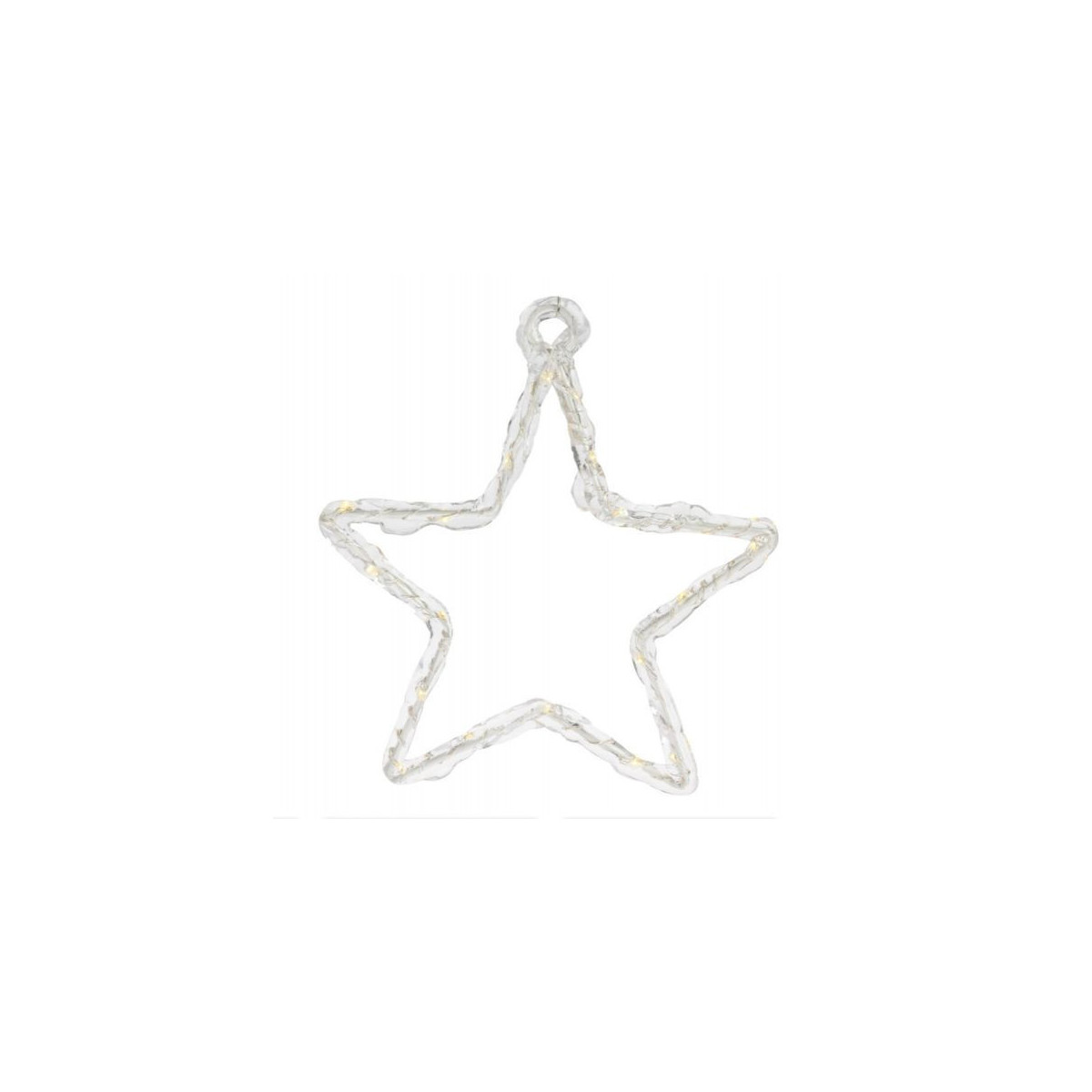 Estrella de Acrílico y Metal con Luz LED 20 cm Alparamis
