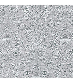 Servilletas 25 x 25 cm Ornament Silver Xmas