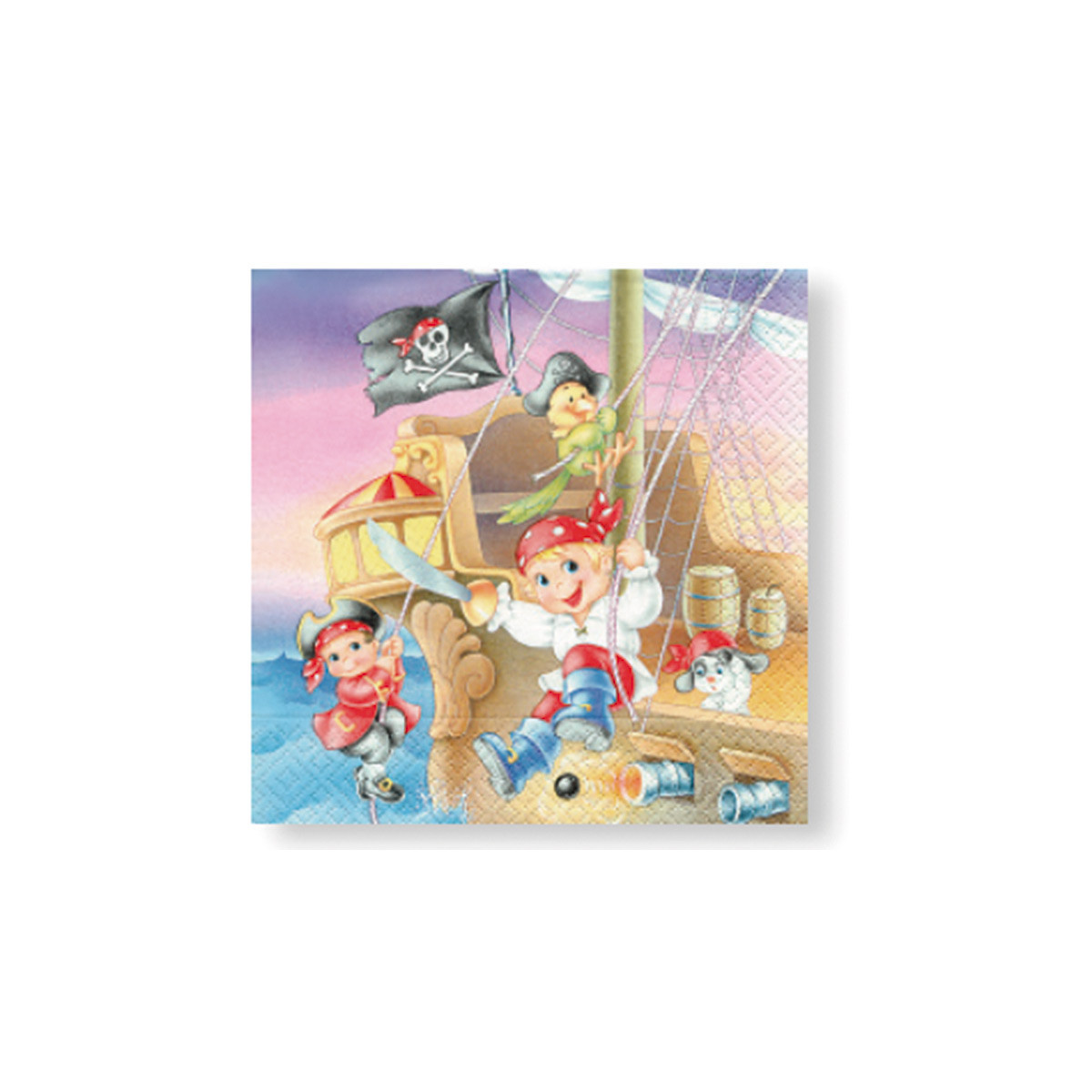 Servilletas 33 x 33 cm Pirate Kids