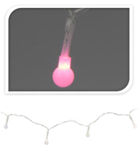 Bola LED multicolor 1 cm x 20