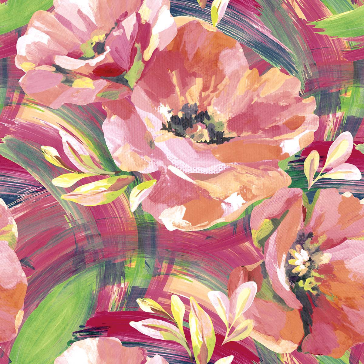 Servilletas 33 x 33 cm Vivid Flowers
