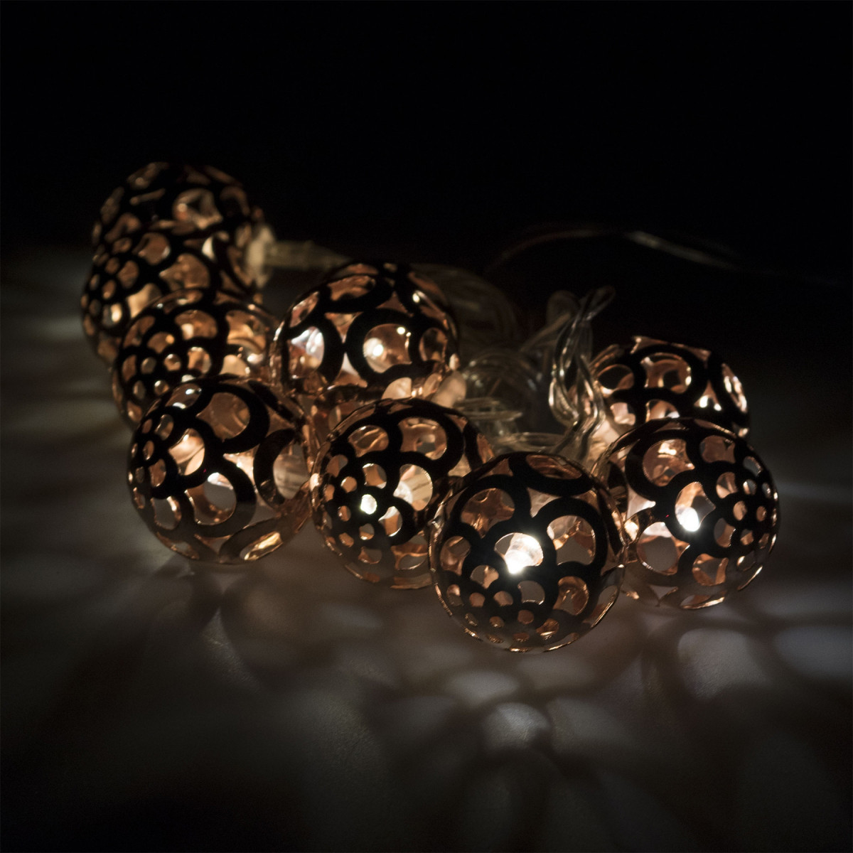 Luces de bolas LED Cobre 3 cm