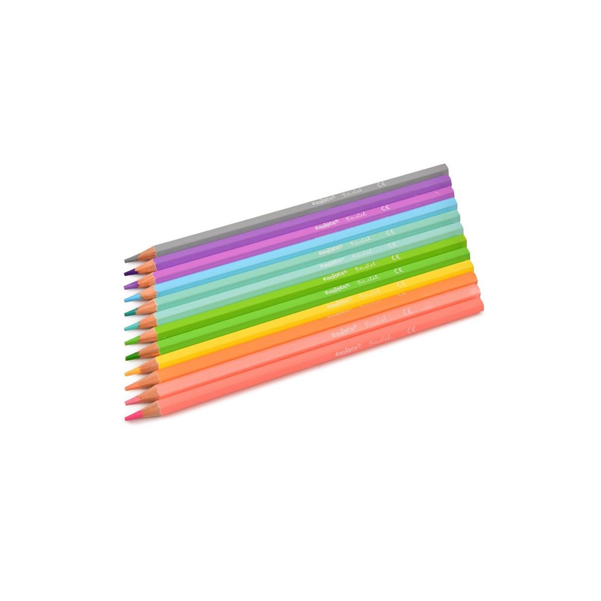 Lápices Colores Pastel Carioca x 12