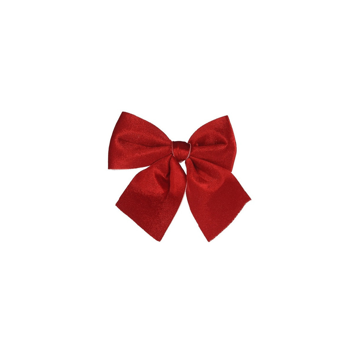 Set de 3 Moños de Terciopelo Rojo 10 cm Alparamis