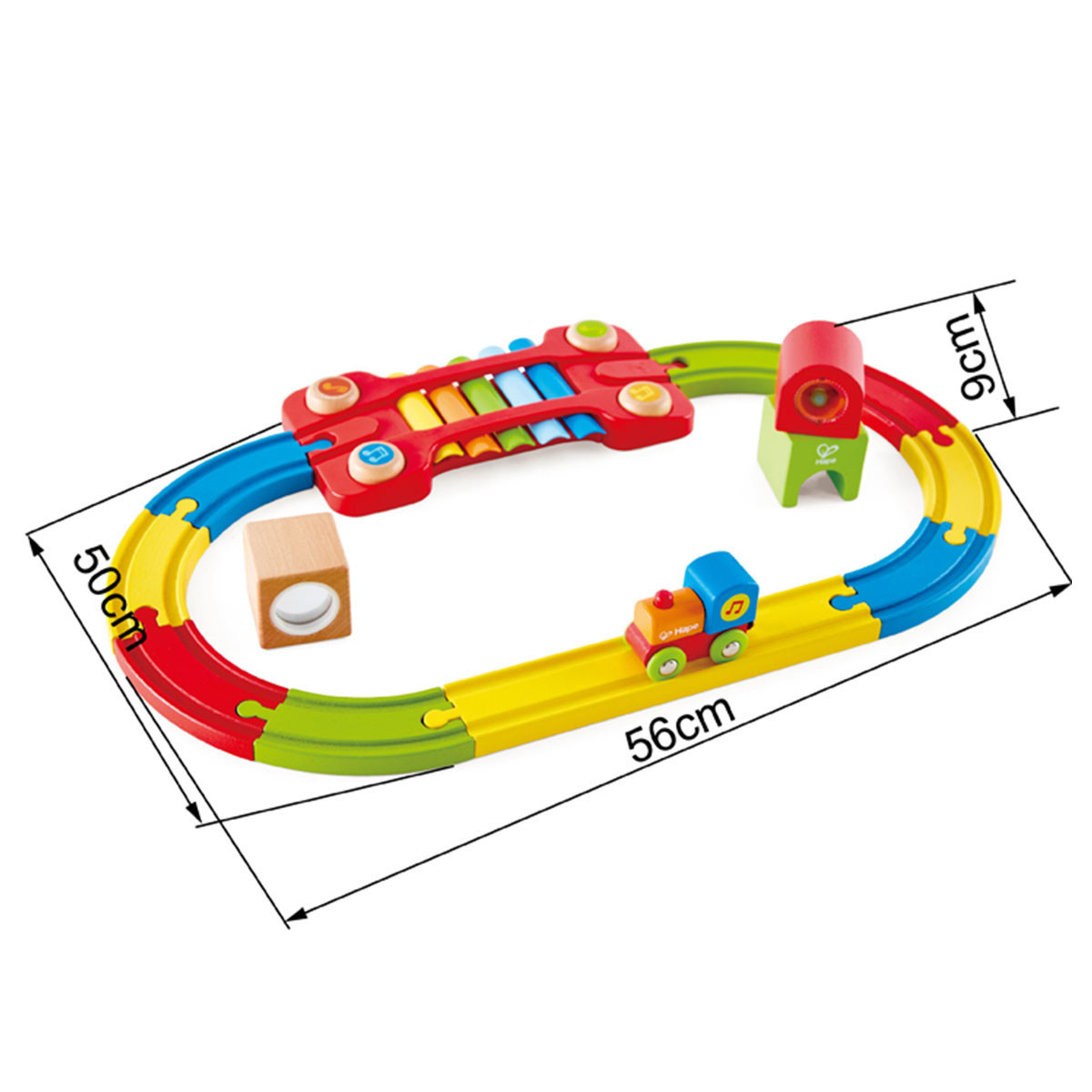 Pista Sensorial para Trenes Hape Juguete Vías Didácticas