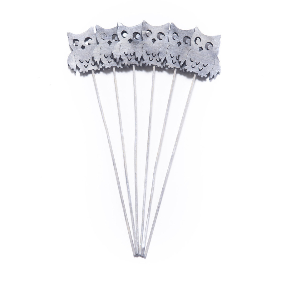 Stick de Búho Gris 6 cm Alparamis