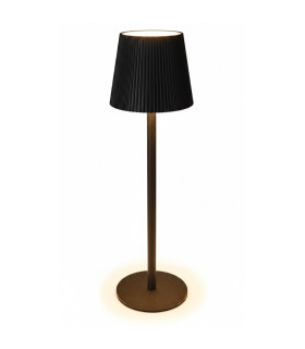 Lámpara de Mesa Recargable USB 36 cm Negra Alparamis
