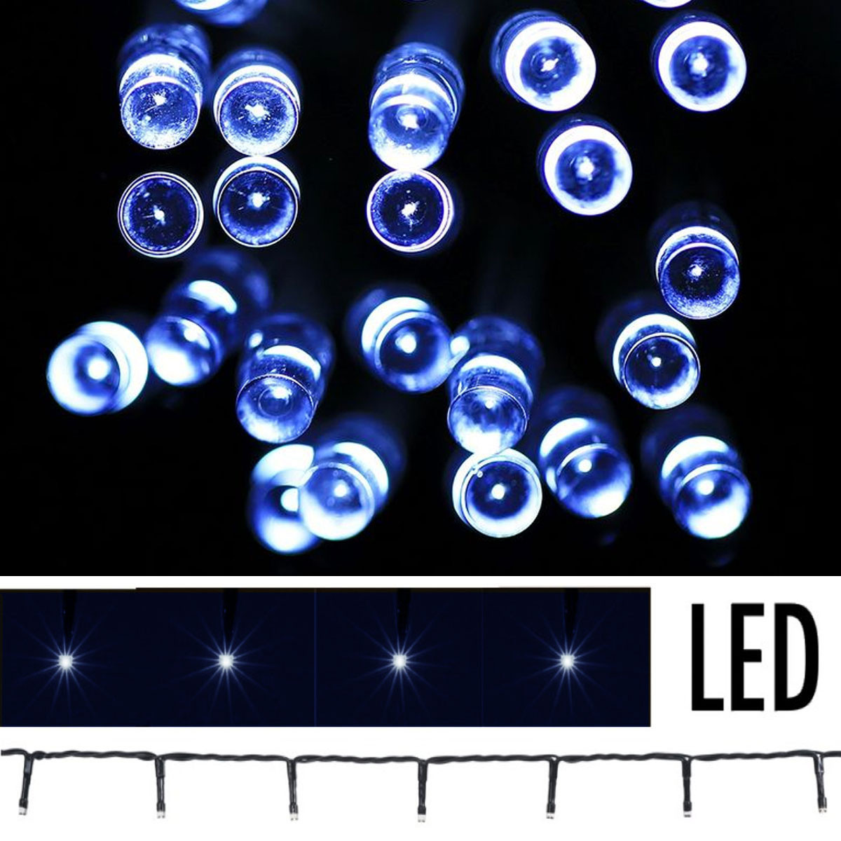 120 Luces LED con puerto USB Blanca Alparamis