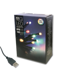 120 Luces LED con puerto USB Multicolor Alparamis