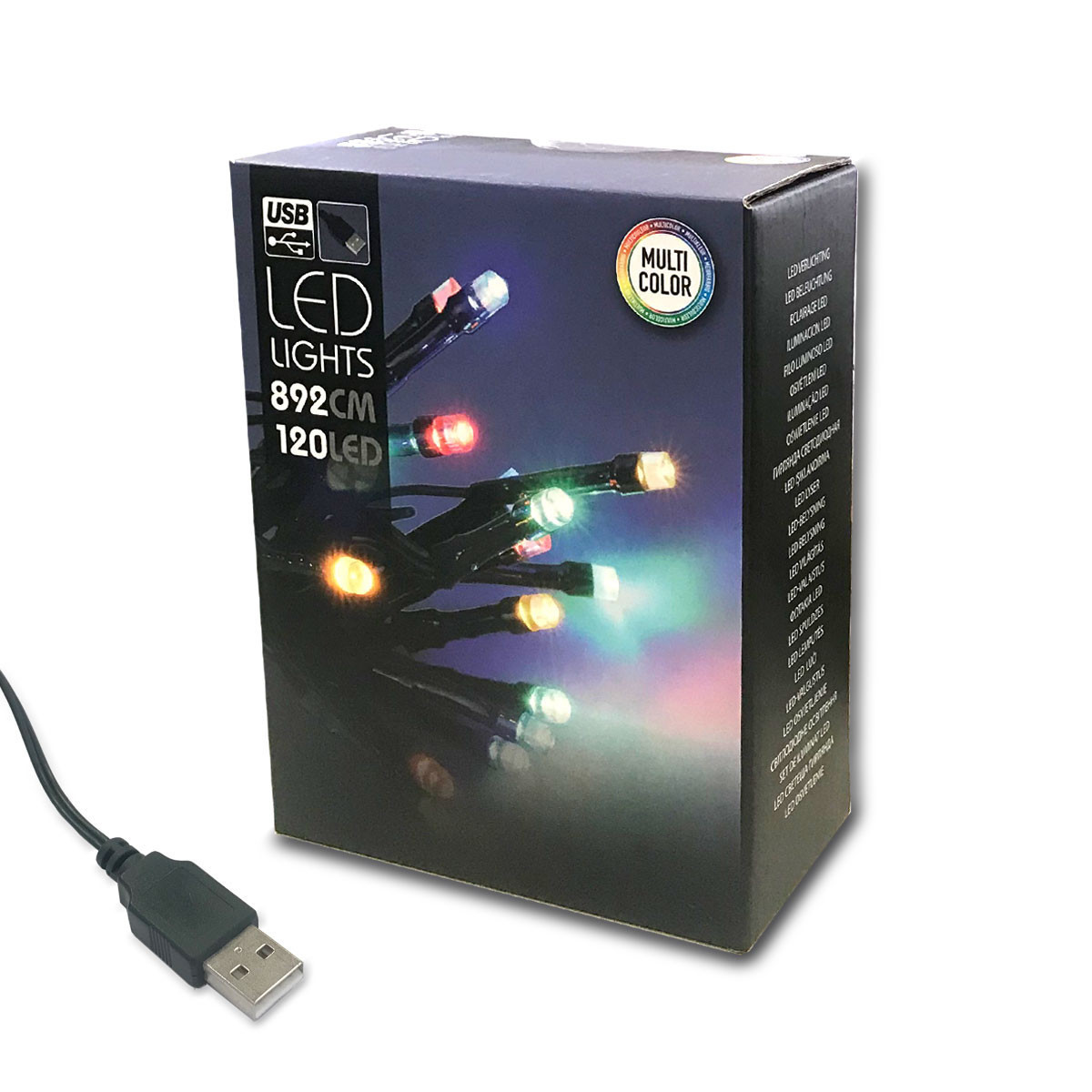 120 Luces LED con puerto USB Multicolor Alparamis