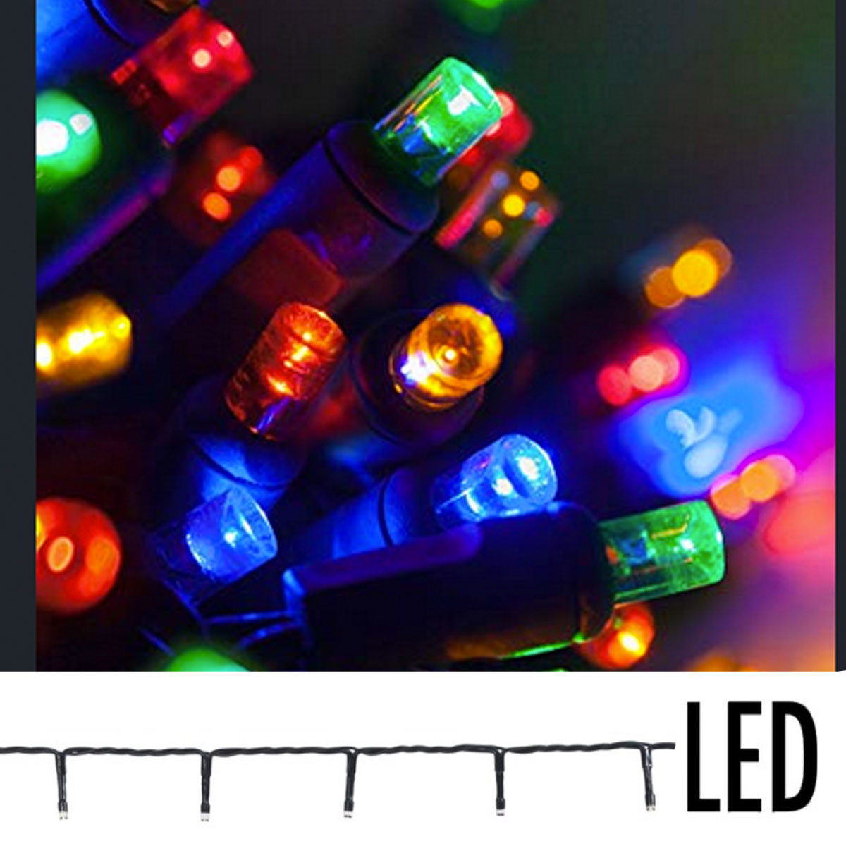 120 Luces LED con puerto USB Multicolor Alparamis