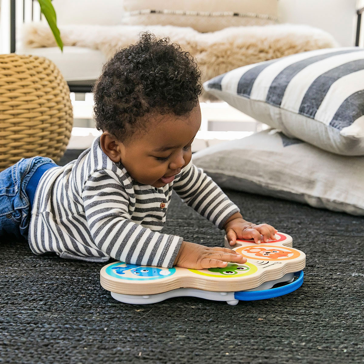 Tambores Magic Touch Hape Instrumento de Juguete