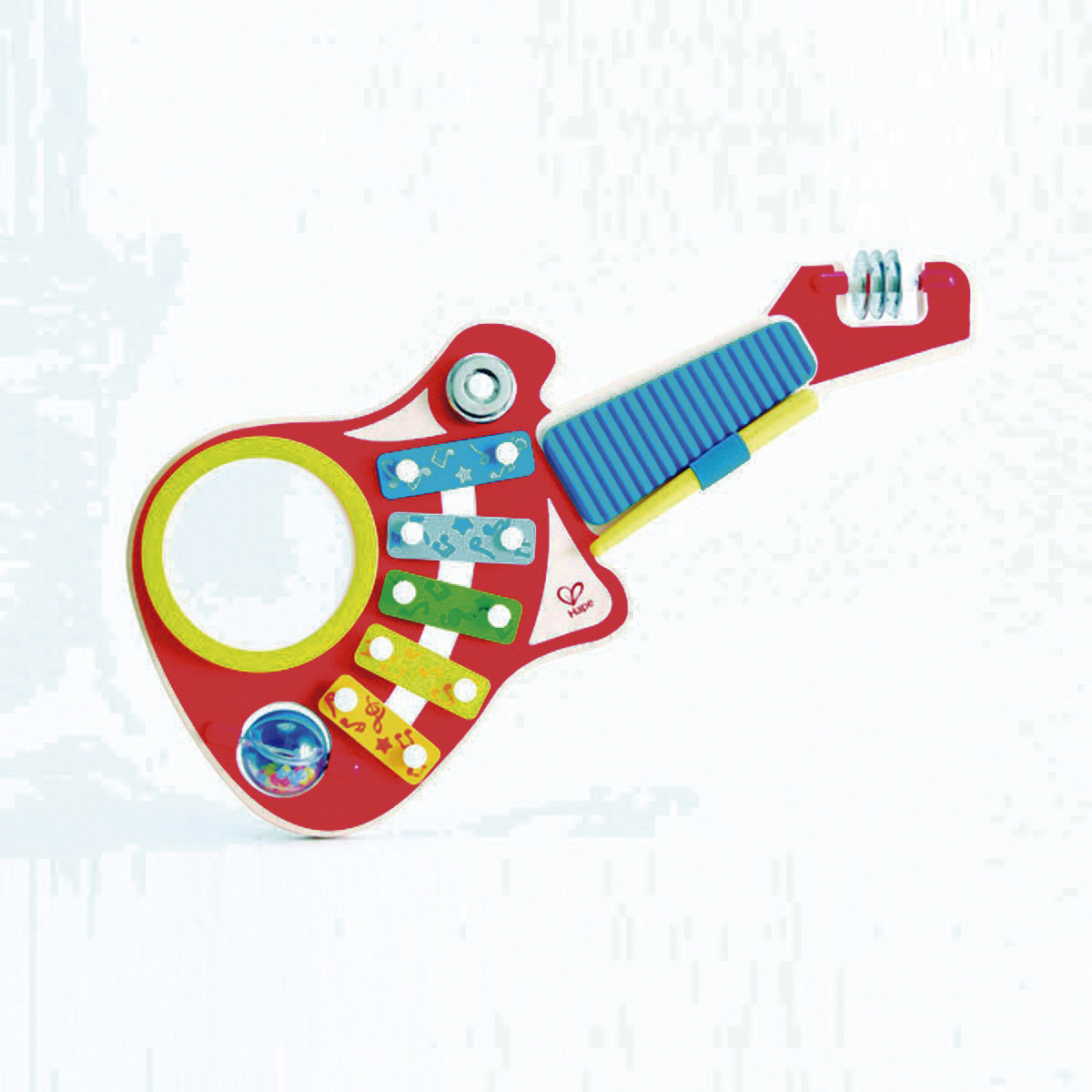 Guitarra 6 en 1 Hape Instrumento Musical de Juguete
