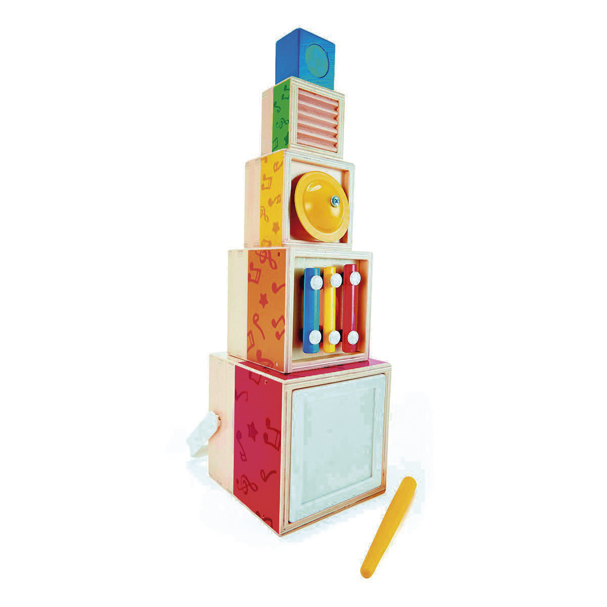 Set de Música Apilable Hape Instrumentos de Juguete