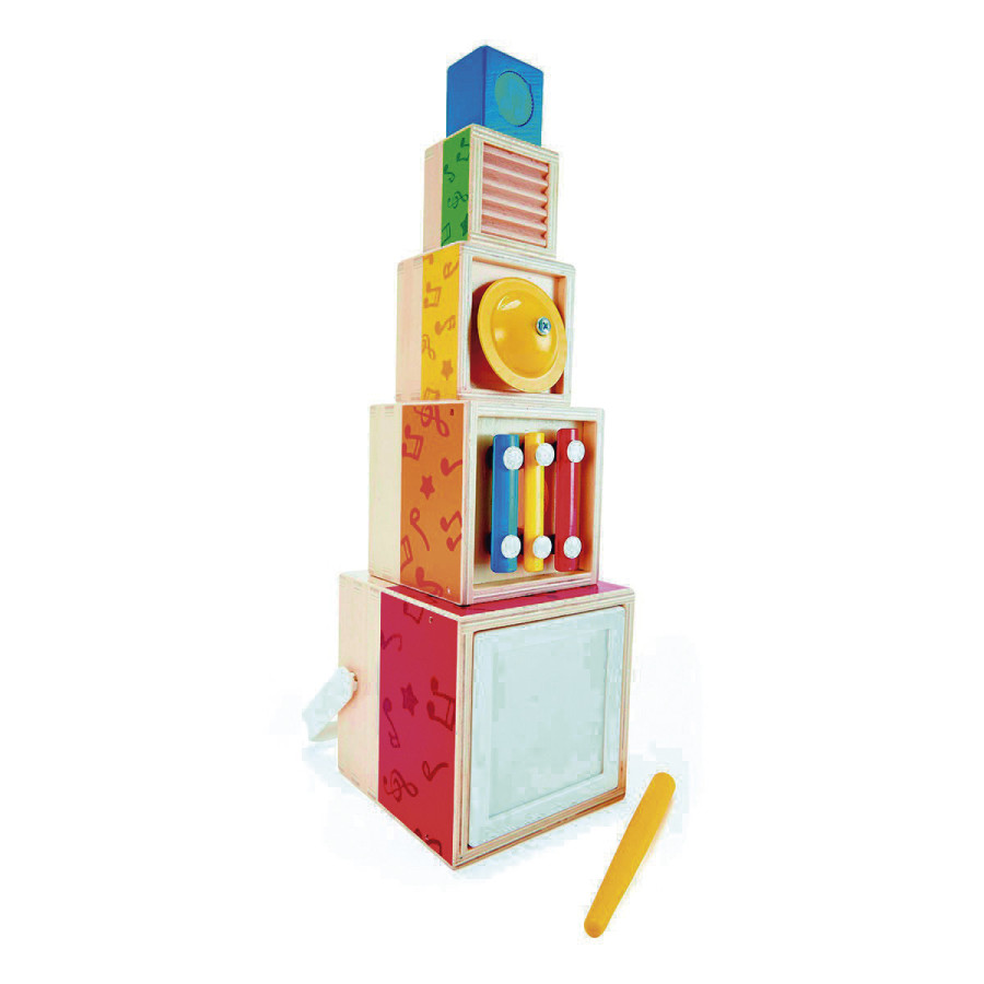 Set de Música Apilable Hape Instrumentos de Juguete