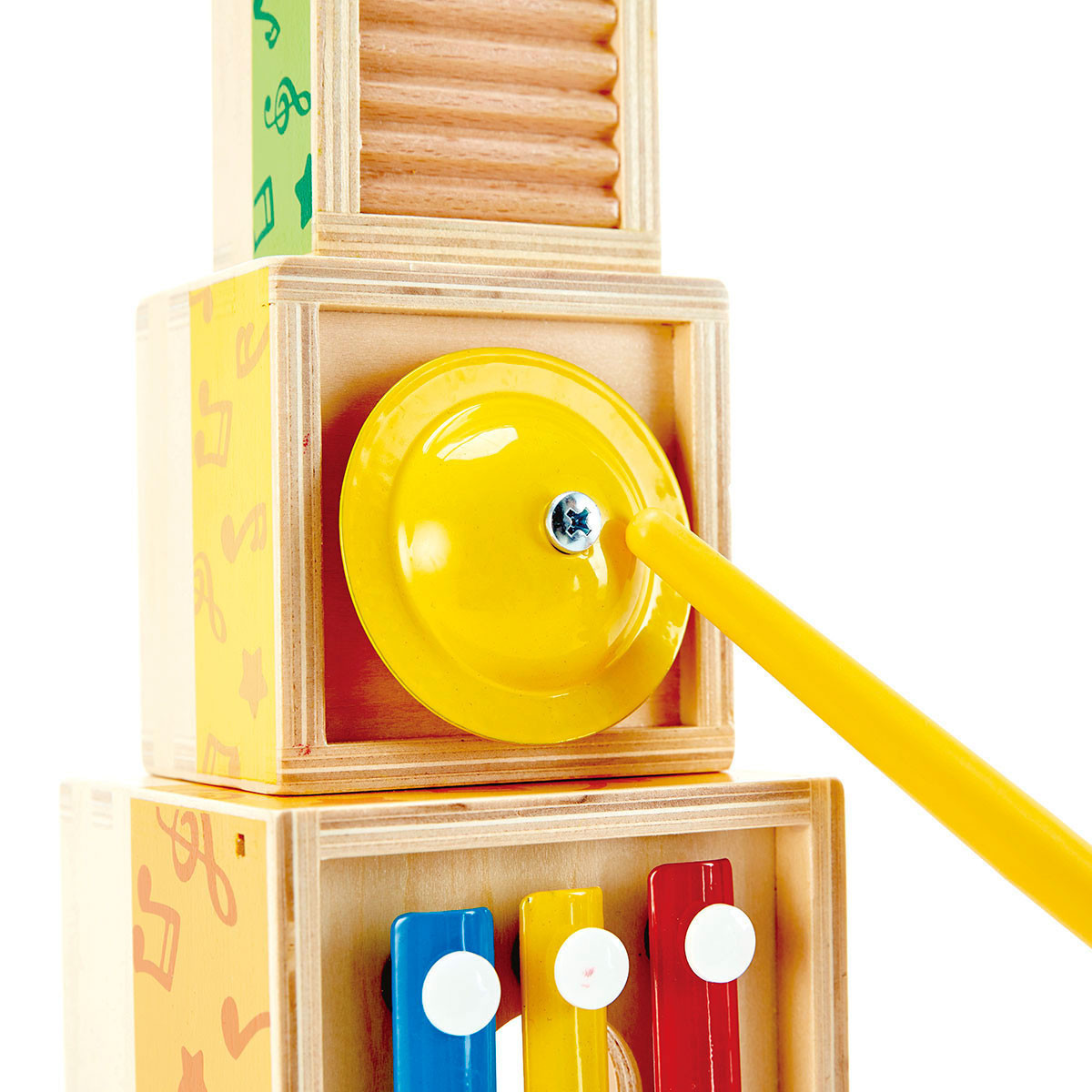 Set de Música Apilable Hape Instrumentos de Juguete