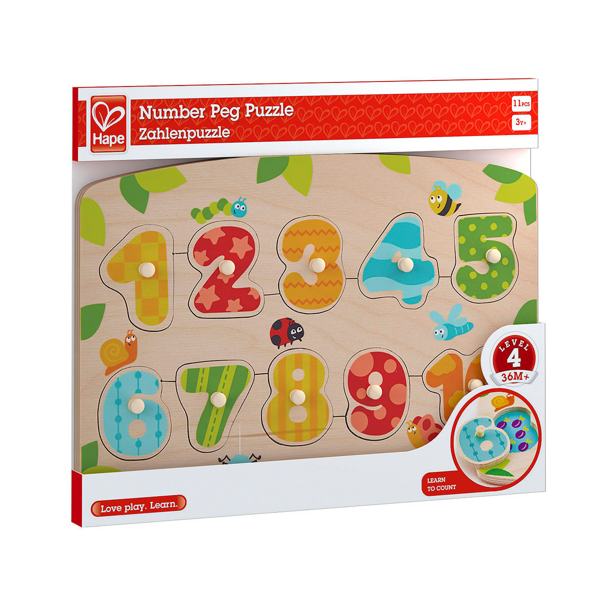 Rompecabezas de Números Hape Juego Didáctico