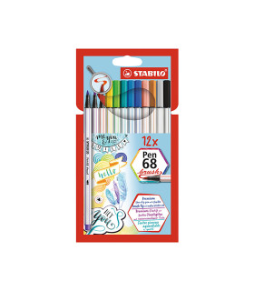 12 Marcadores Pen 68 Stabilo