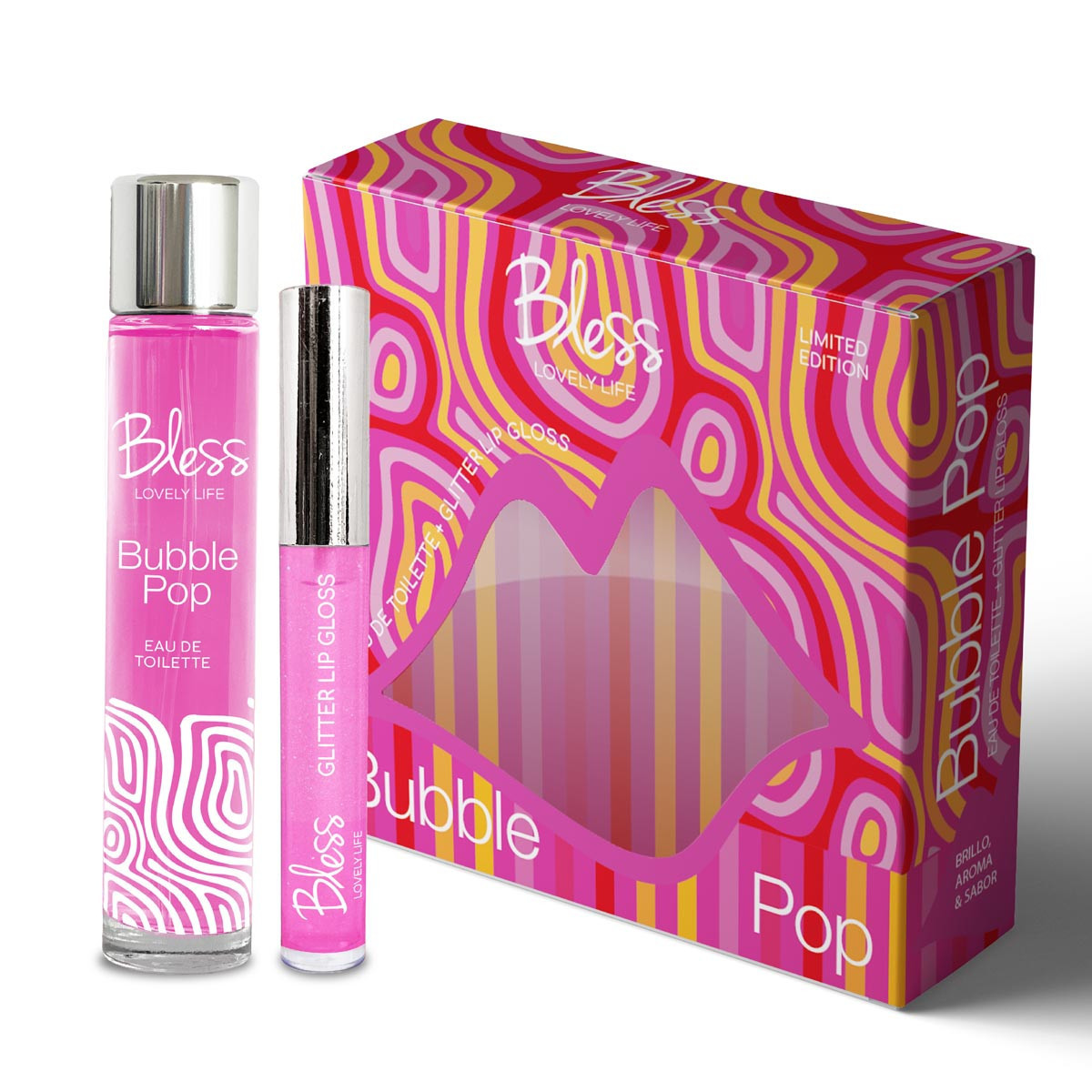 Set Eau de Toilette y Lip Gloss Bubble Pop Bless