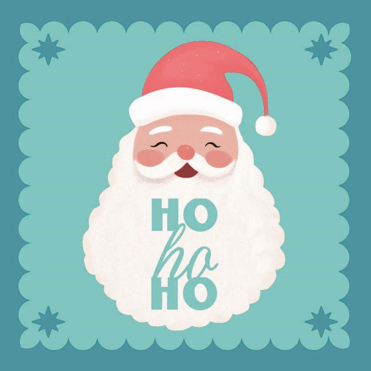 Servilletas 33 x 33 cm Santa Ho Ho Xmas