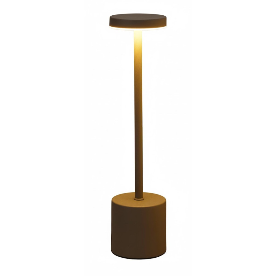 Lámpara de Mesa Recargable USB 34 cm Taupe Alparamis