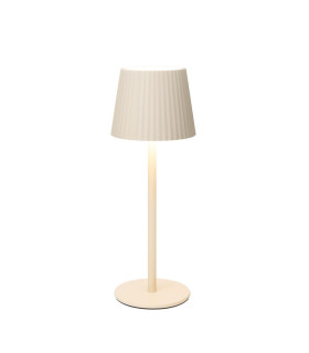 Lámpara de Mesa Recargable USB 27 cm Crema Alparamis