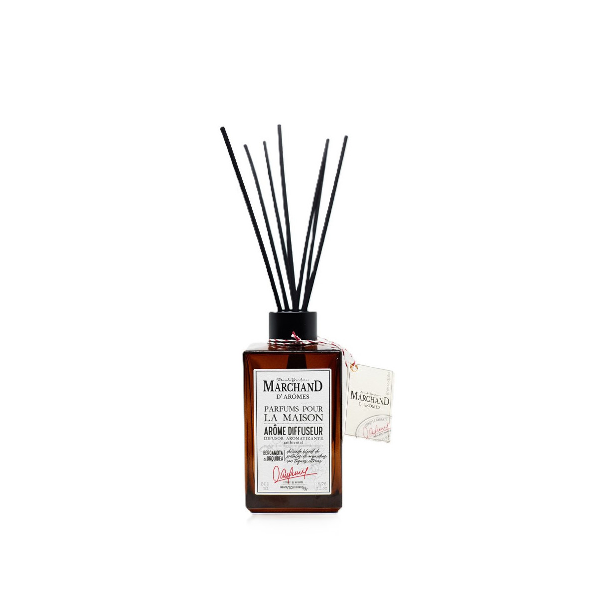 Difusor Ambiental Marchand D Aromes Bergamota y Orquídea 200 ml