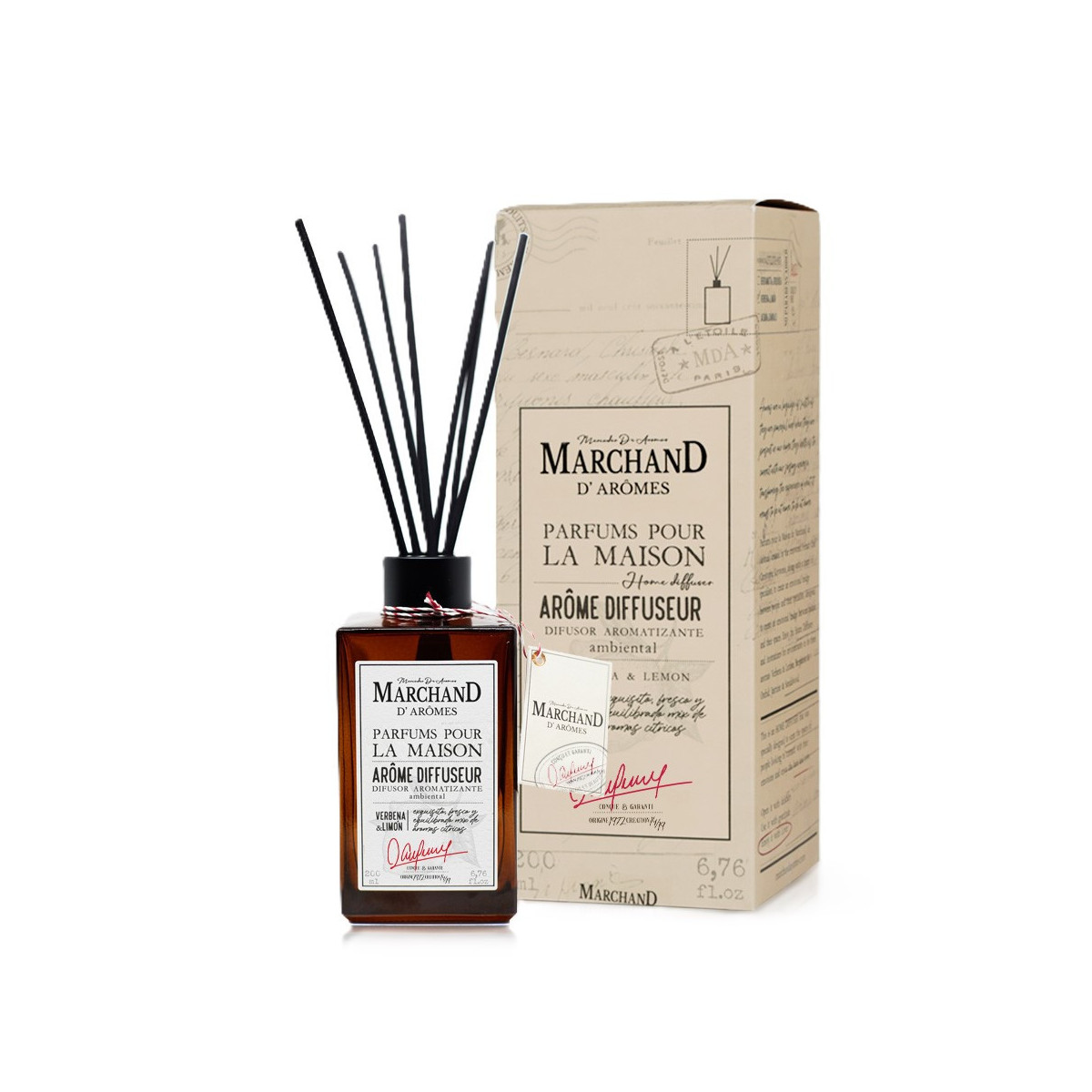 Difusor Ambiental Marchand D Aromes Verbena y Limón 200 ml