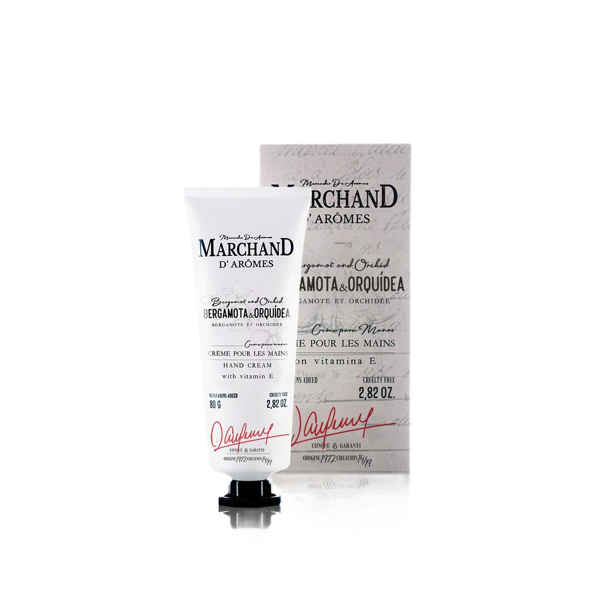 Crema de Manos Marchand D Aromes Bergamota y Orquídea 80 g