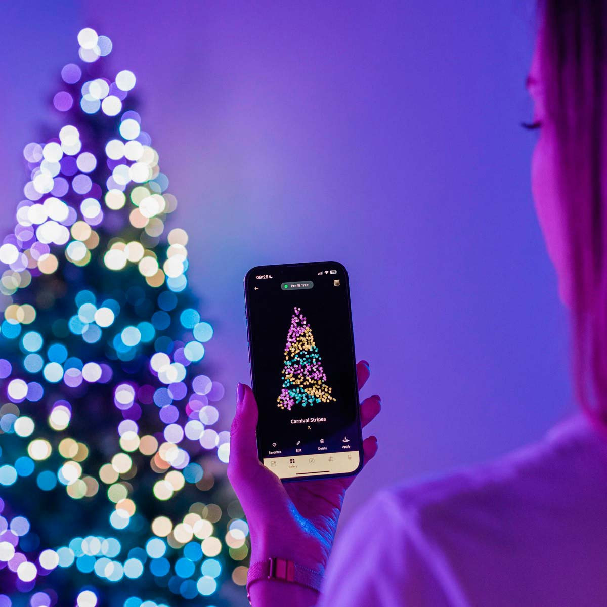 400 Luces LED Decorativas Inteligentes String Twinkly con Enchufe