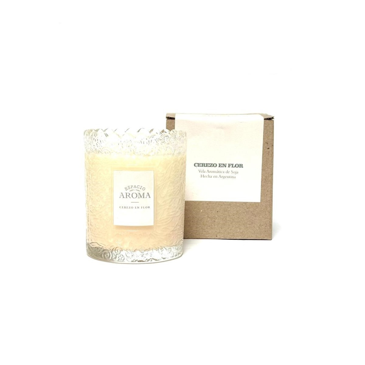 Vela en Vaso Búlgara 250 g Cerezo en Flor Espacio Aroma