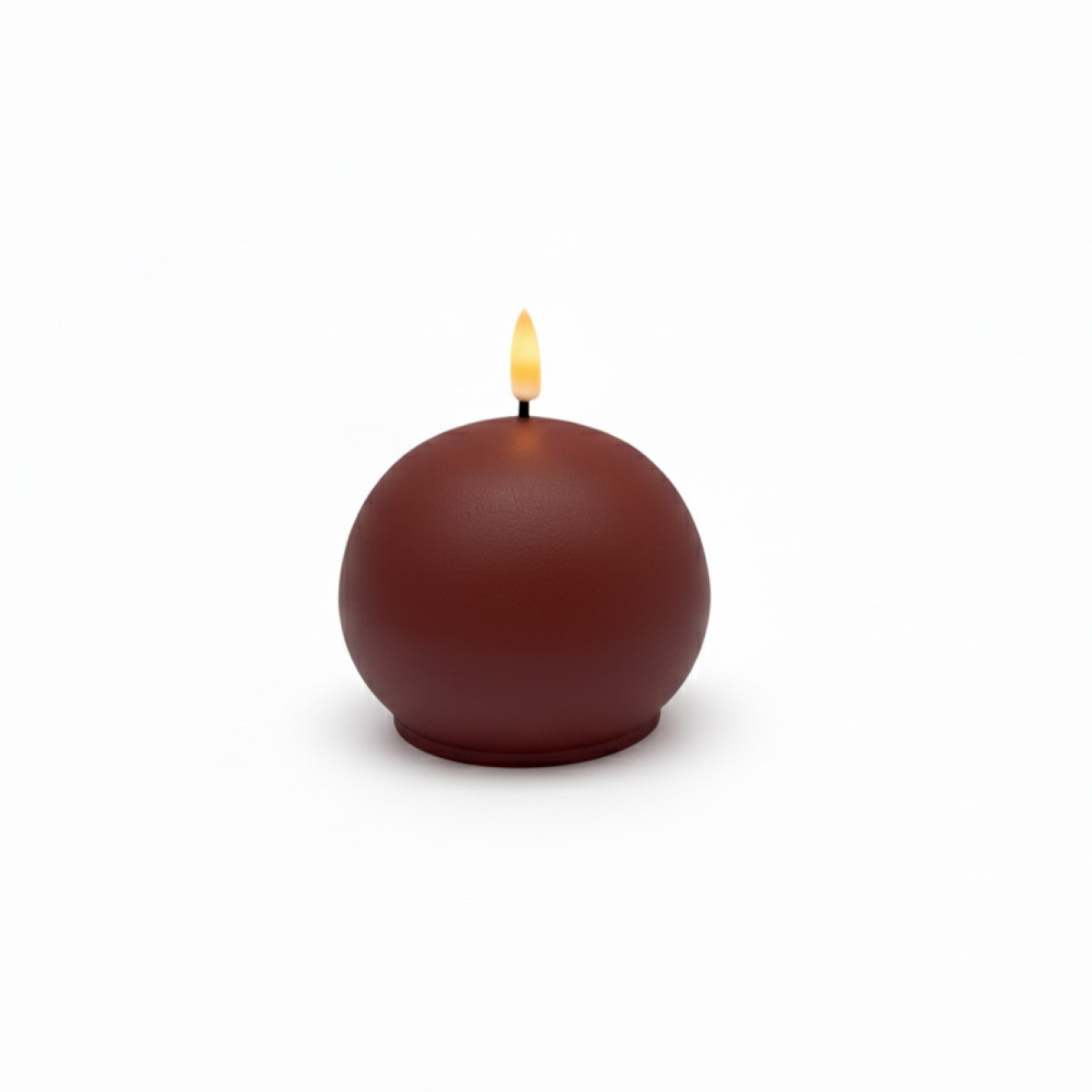 Vela Esférica LED Roja 10 cm Alparamis