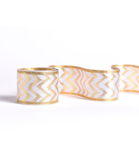 Cinta Zebra Foil Dorada 5 cm x 10 metros