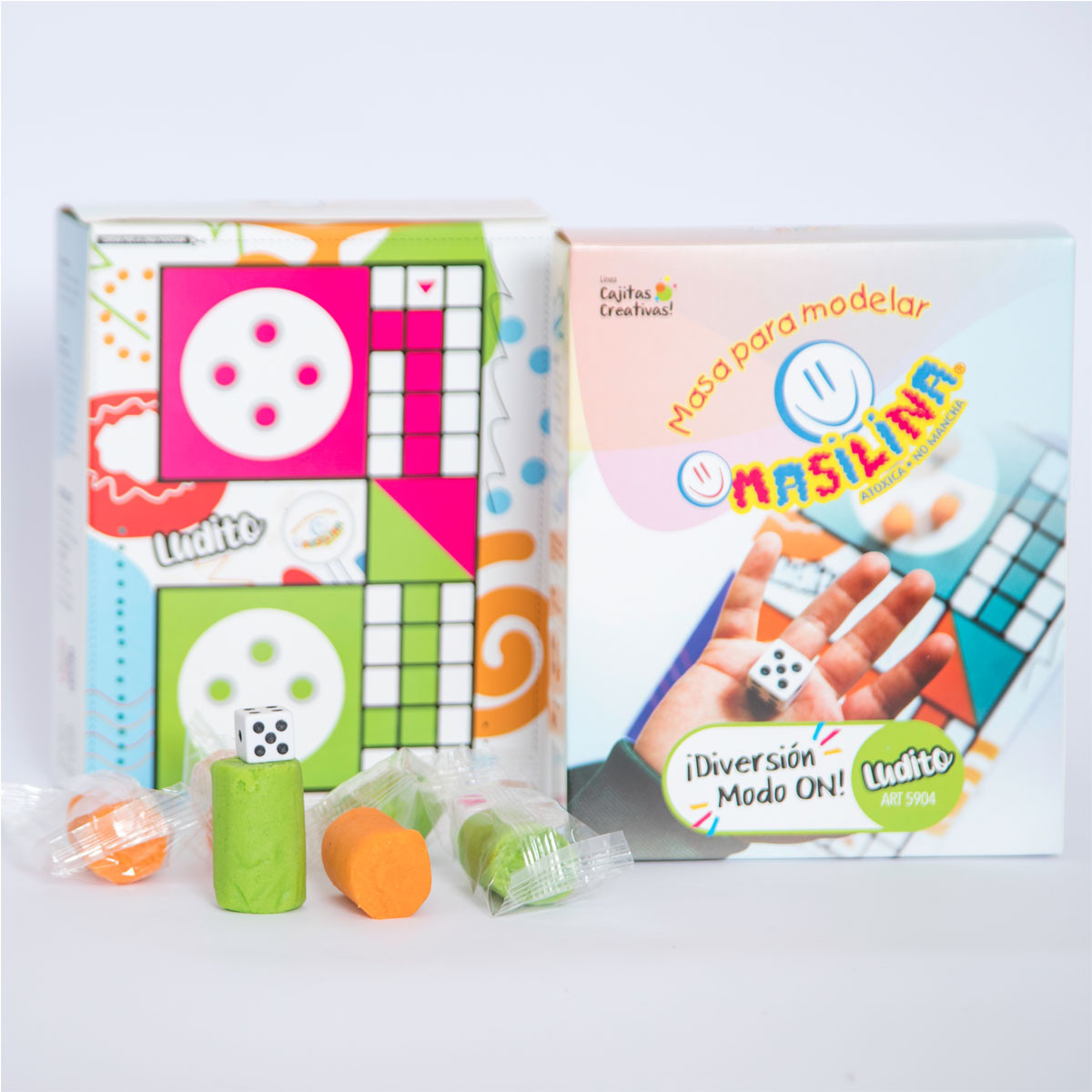 Cajita Creativa de Juego Ludo Masilina
