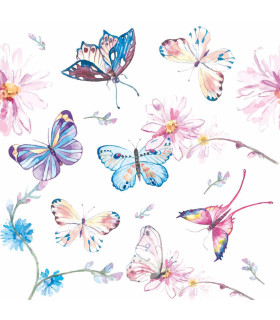 Servilletas 33 x 33 cm Butterflies