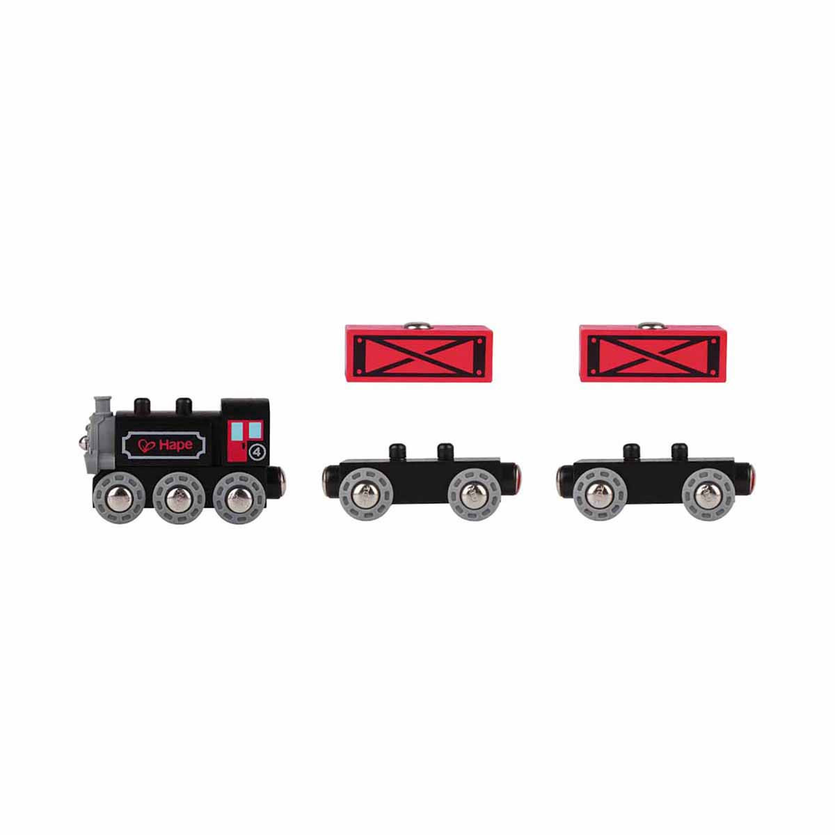 Tren de Carga Antiguo de Juguete Hape