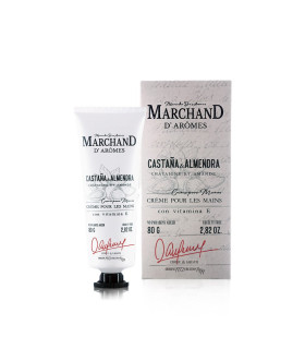 Crema de Manos Marchand D Aromes Castaña y Almendra 80 g