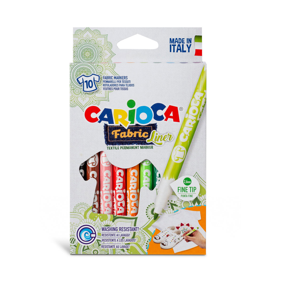 Marcadores Para Tela Carioca x 10