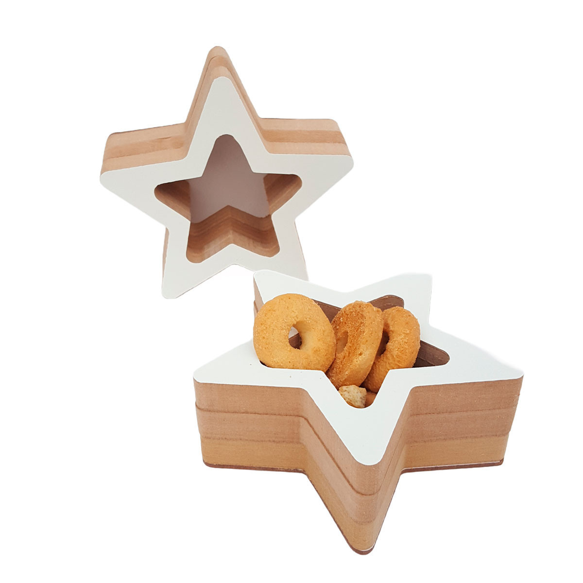 Adorno de Estrella Contenedora 15 x 6 cm