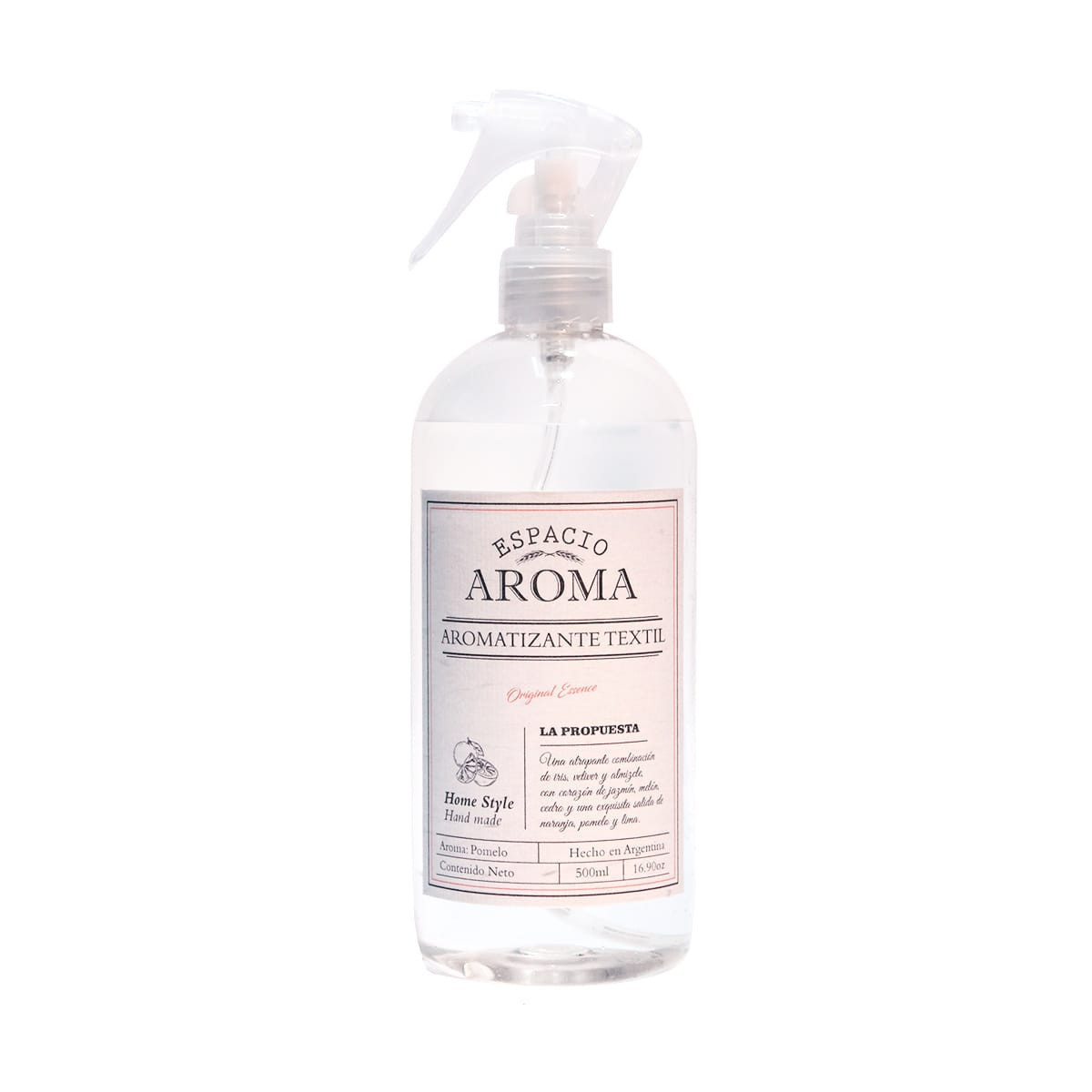 Aromatizador Textil 500 ml Línea Clásica Pomelo Espacio Aroma