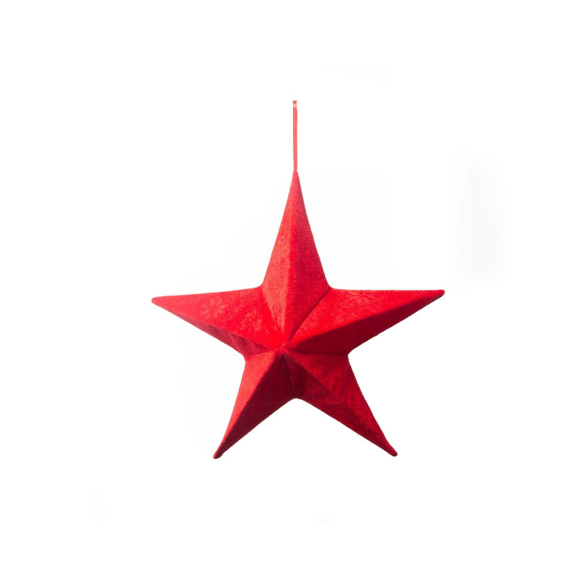 Adorno de Estrella Roja 30 cm Alparamis