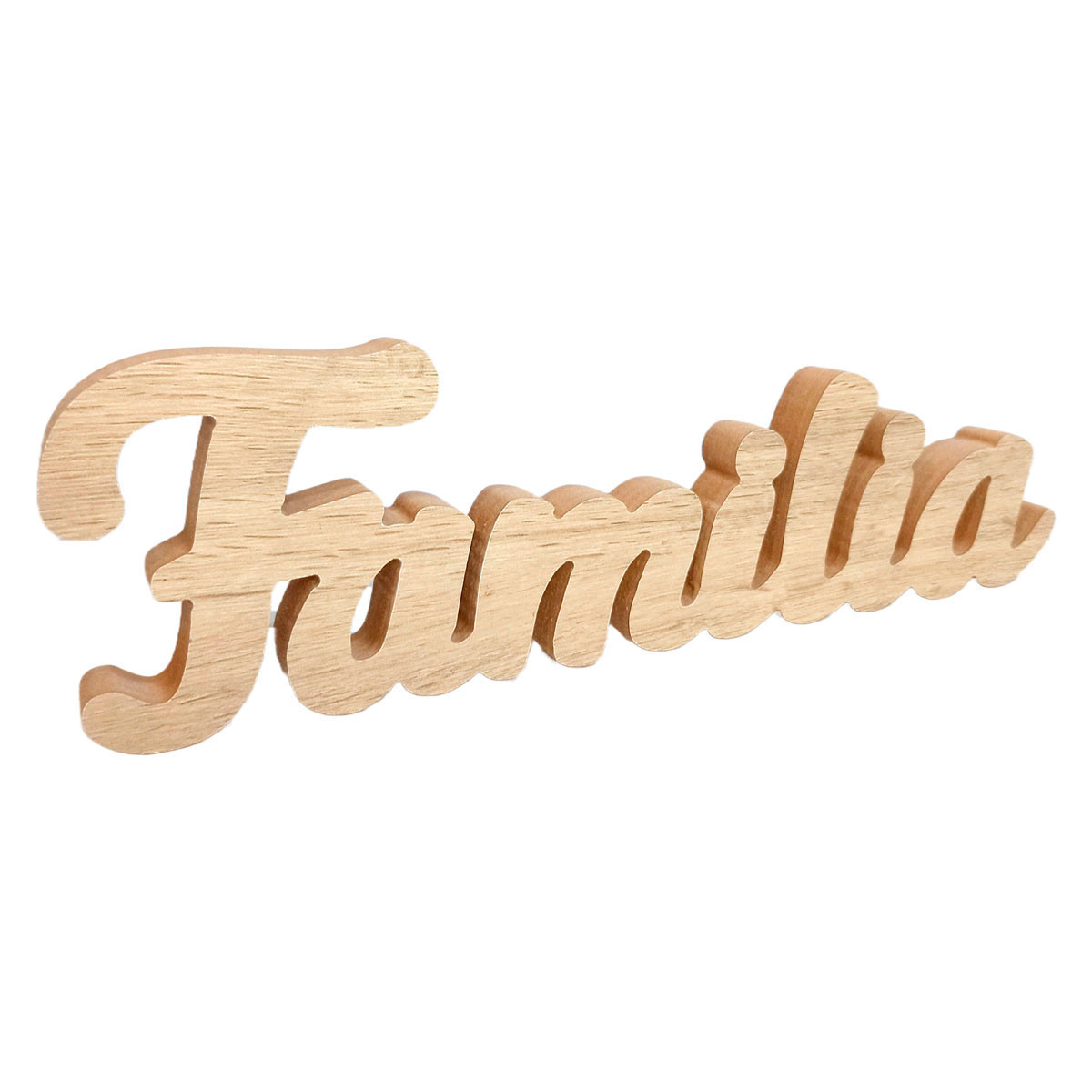Adorno de Madera Familia 30 x 9 cm