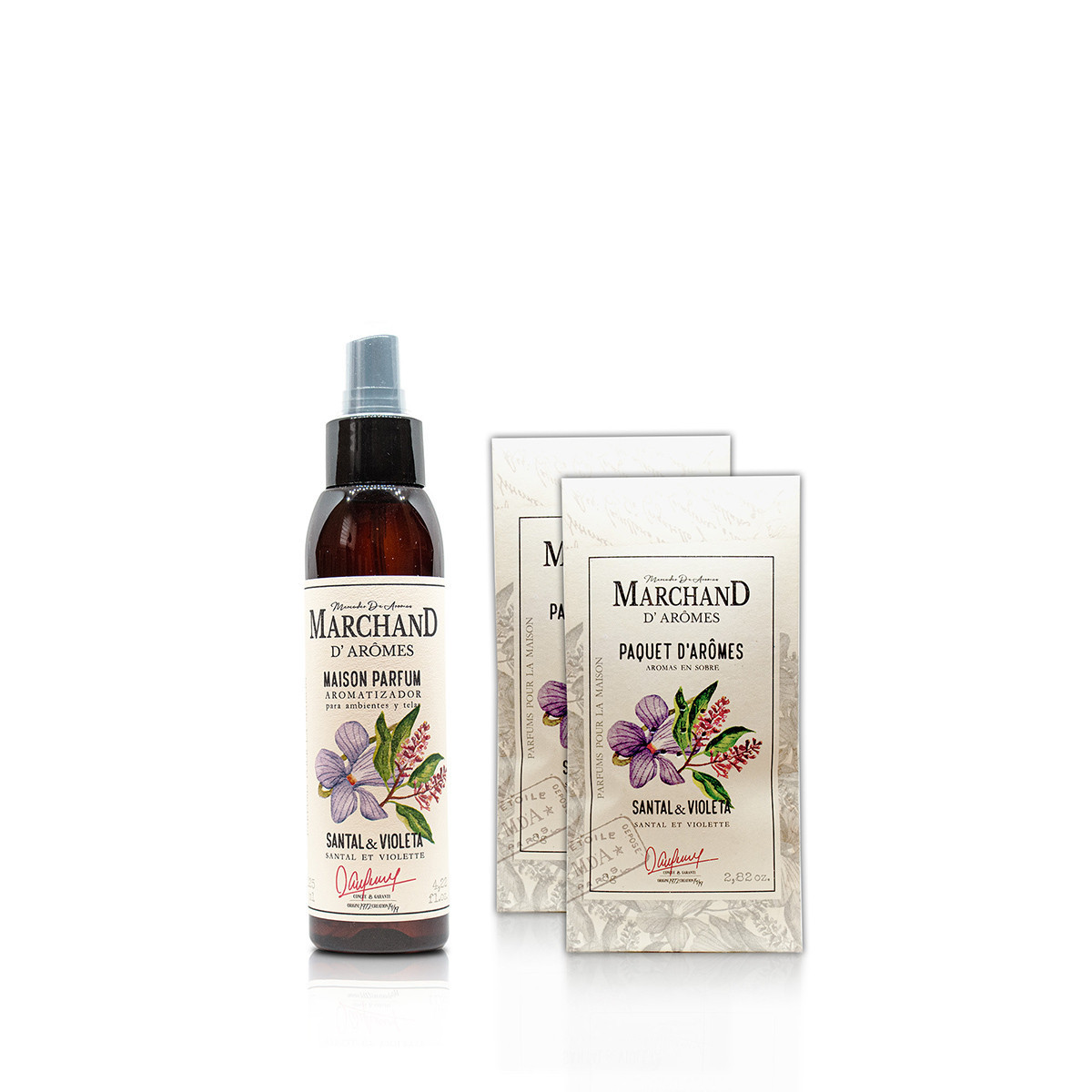 Le Paquet Maison Marchand D Aromes Santal y Violetas