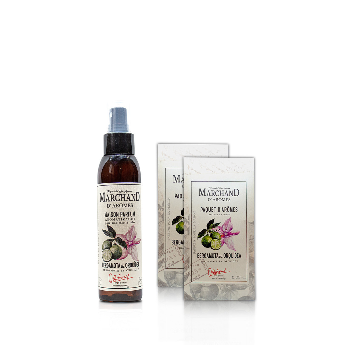 Le Paquet Maison Marchand D Aromes Bergamota y Orquídea