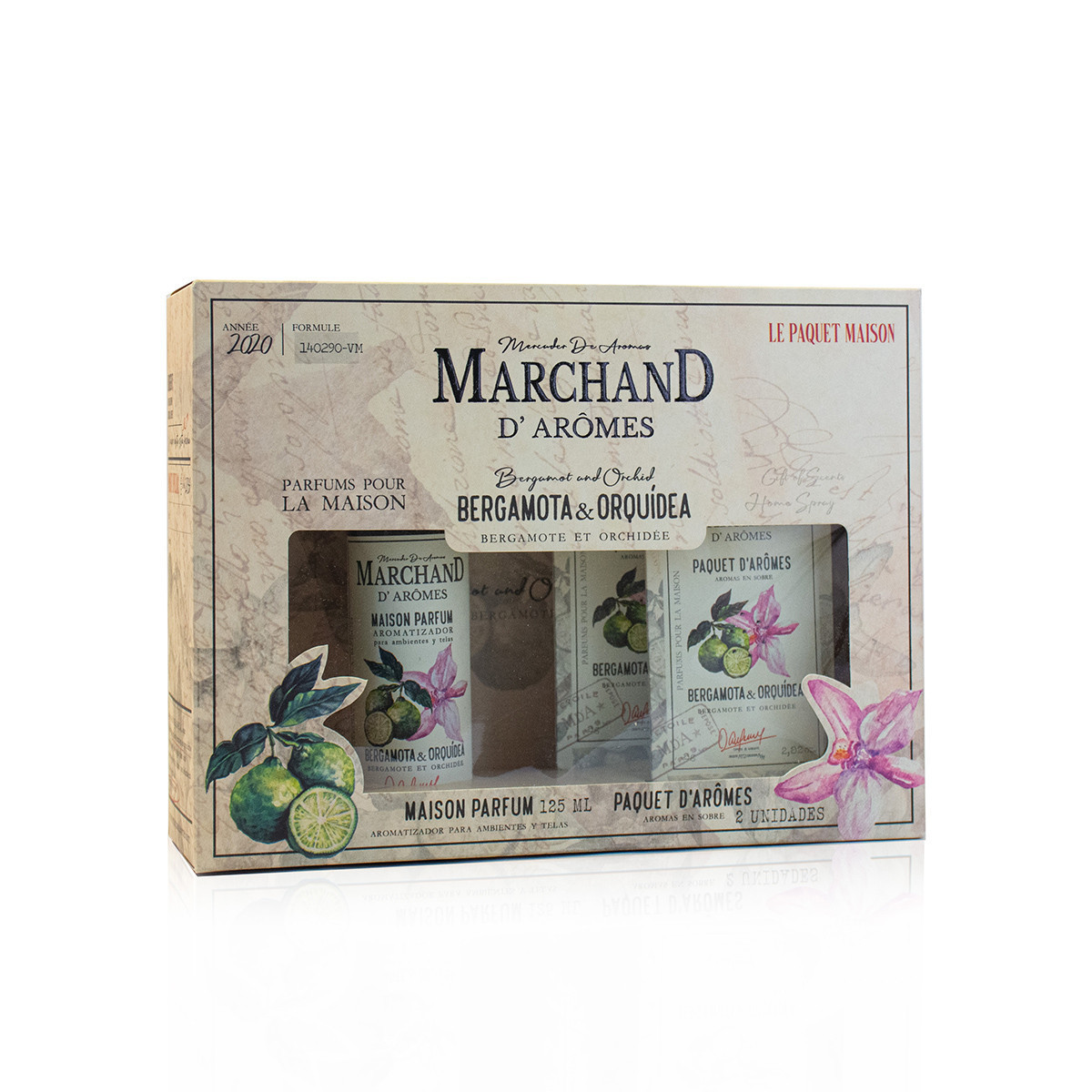 Le Paquet Maison Marchand D Aromes Bergamota y Orquídea