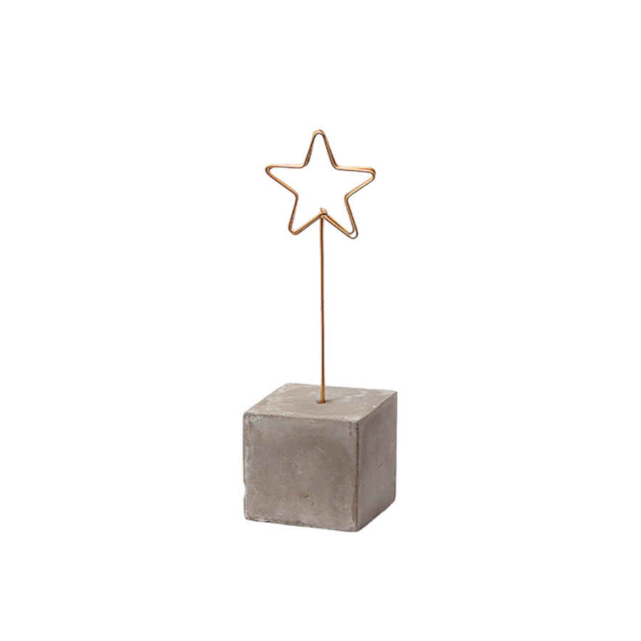 Portafoto con Base de Cemento Estrella Alparamis