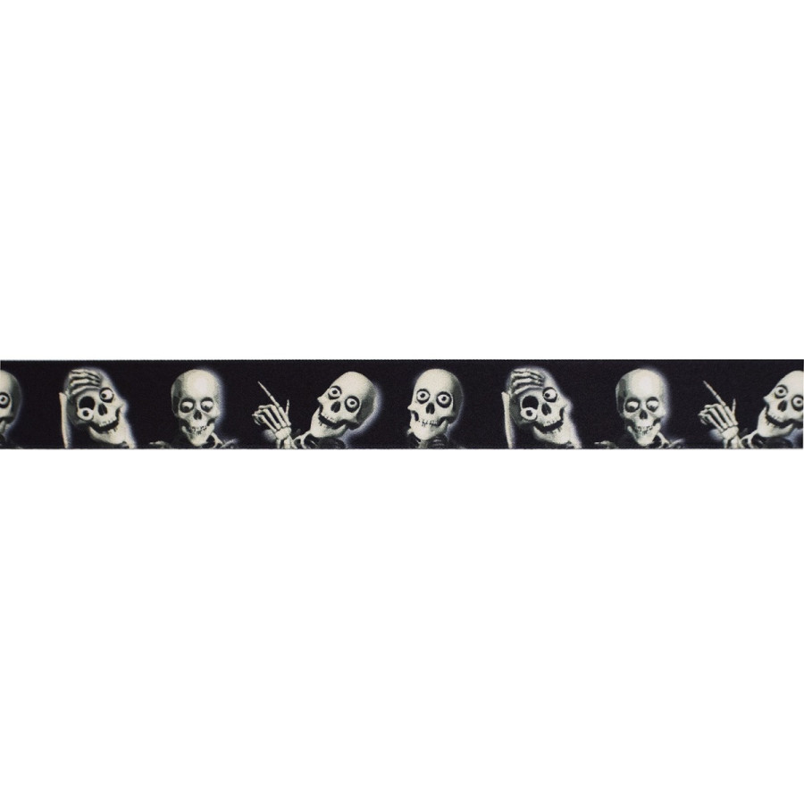 Cinta Halloween Skeletons 2.5 cm x 10 m