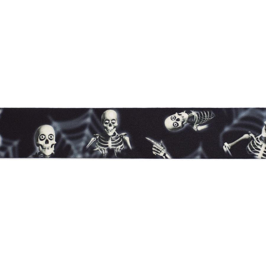 Cinta Ancha Halloween Skeletons 3.9 cm x 10 m