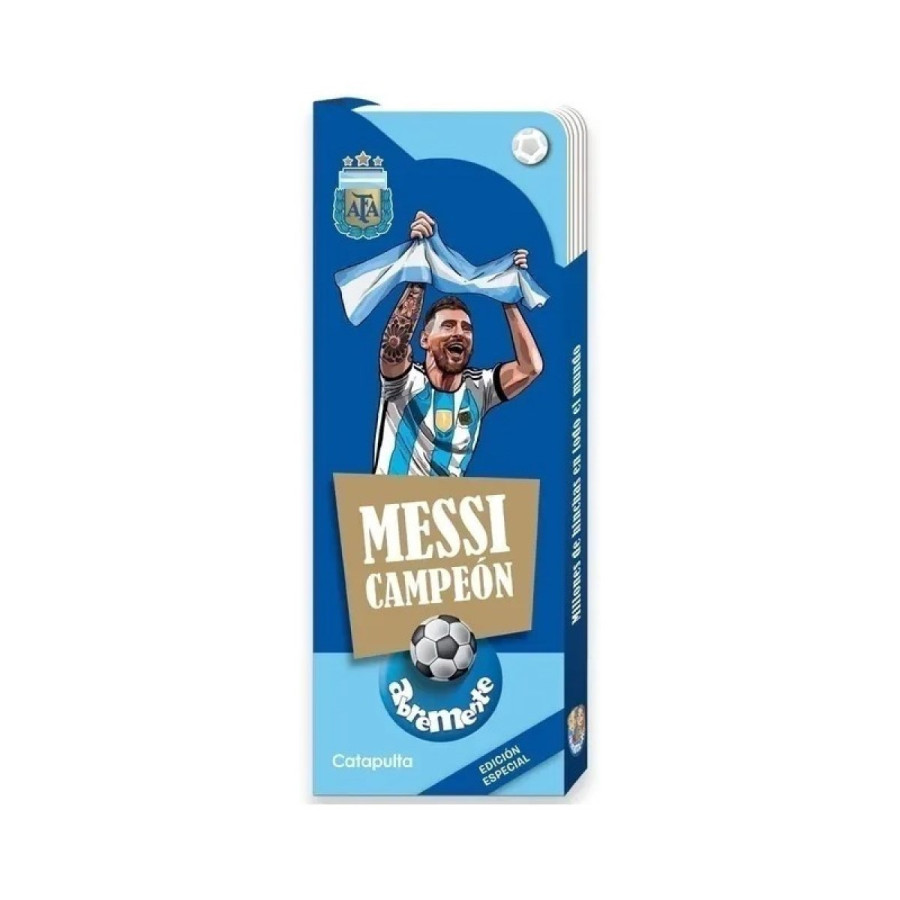 Libro Abremente Fútbol Messi Campeón
